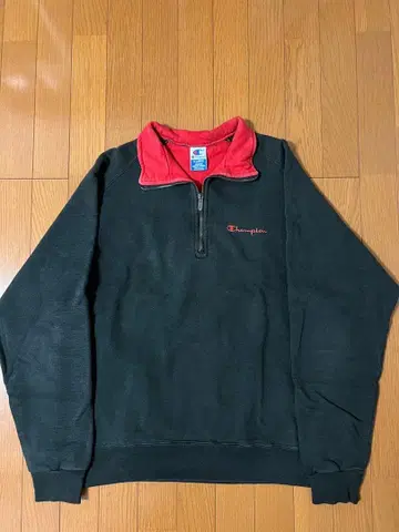 [레어] 챔피온 하프 지퍼 트레이닝복 90년대 USA제