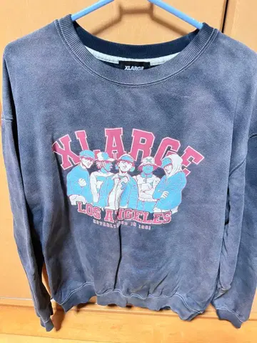 XLARGE 그레이 맨투맨 M 사이즈