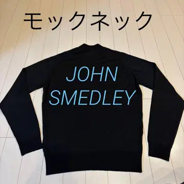 [ 새상품 ] 존스메들리 모크넥 니트 블랙 울