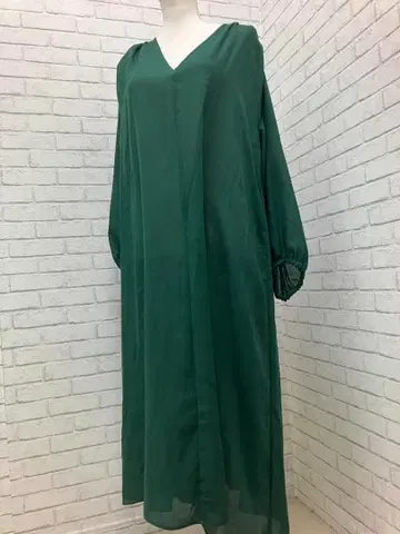 ( K11328 ) SLOBE IENA 울 혼방 암젠 개더 원피스 F