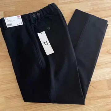 새상품 UNIQLO +J 울 블렌드 이지 팬츠 블랙 S