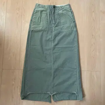 레어 SEA 코튼 롱 스커트