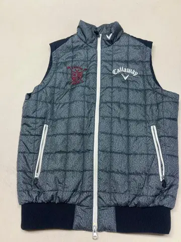 캘러웨이 투어 지급품 퀼팅 베스트 그레이