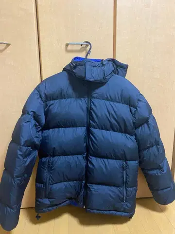 Lands' End 네이비 다운 자켓 M