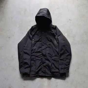 00s 아카이브 블랙 테크 다운 자켓 오버 사이즈 모드