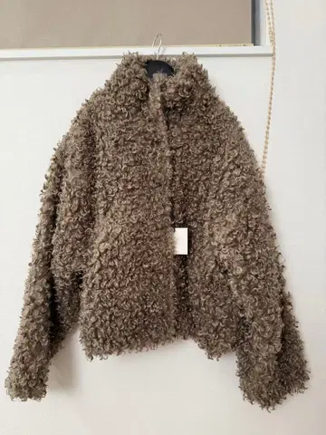 LIAN 베이지 플리스 자켓 F