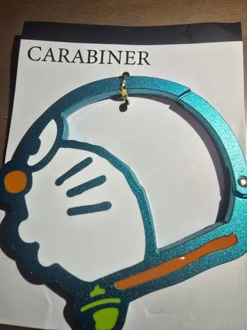 미사용 새상품 도라에몽 얼굴형 카라비너