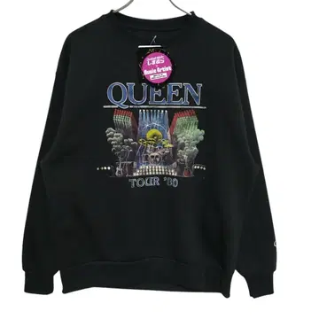 [택 포함 빅 프린트] QUEEN 퀸 맨투맨