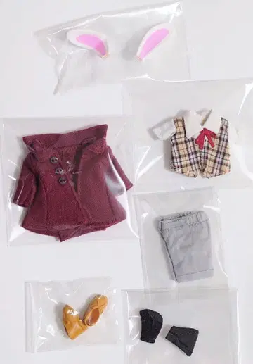 넨도로이드돌 의상 세트 화이트 토끼 [ 미사용 ]