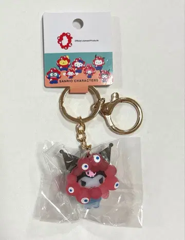 산리오 미야쿠미야쿠 클리어 컬러 키링 쿠로미