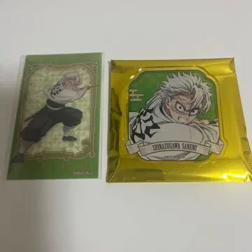 귀멸의 칼날 아크릴 배지 컬렉션 B 시나즈가와 사네미 클리어 카드