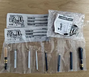 다이캐스트제 미니미니 낚시용품 마스코트 6종 총 3가지