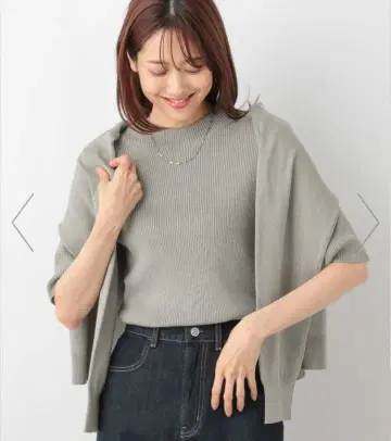 글로벌 워크 깔끔한 가디건 풀오버 세트 새상품 M 민트