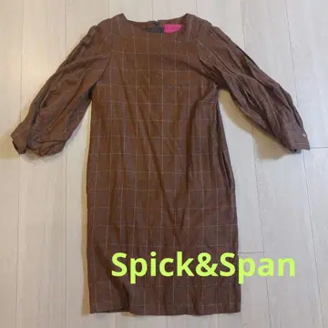 Spick&Span L'eclair 체크 무늬 원피스