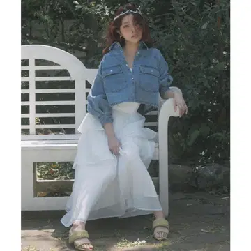 And Couture 플리츠 이레헴 캉캉 스커트