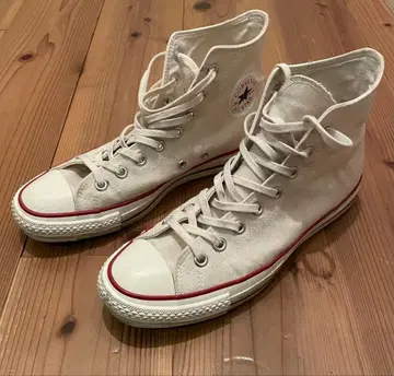 CONVERSE 올스타 하이컷 아이보리 8.5 27cm 일본제