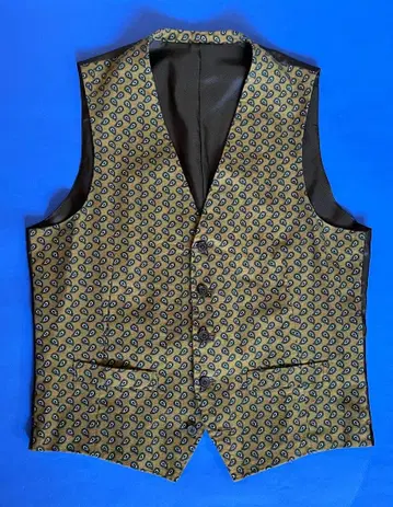 미사용 새상품급 매킨토시 필로소피 페이즐리 무늬 베스트/M