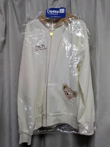 [ 새상품 미사용 ] 더피 귀 달린 후드티 L 디즈니씨