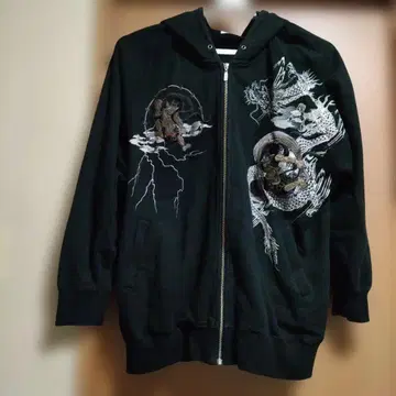 풍신뇌신 후드티 카라쿠리타마시 4L