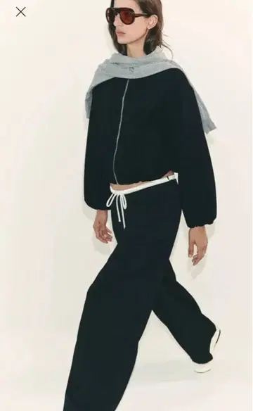 ZARA 자라 WIDE-LEG 더블 허리밴딩 팬츠 XS