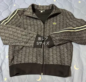 Lacoste 기하학 패턴 집업 저지