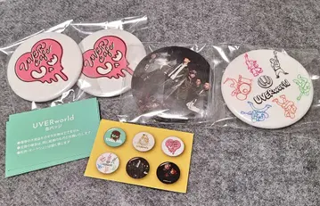 UVERworld 캔뱃지 4개 세트