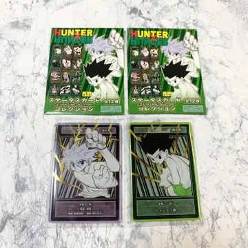헌터헌터 스탯 카드 곤 키루아 세트