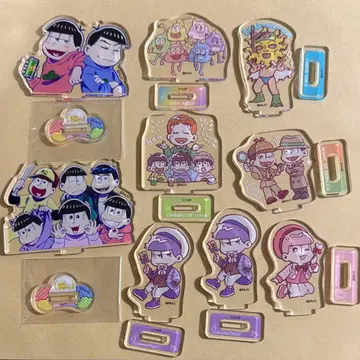 오소마츠 6쌍둥이 AGF 2025 푸리루 아크릴 스탠드 집합 장형