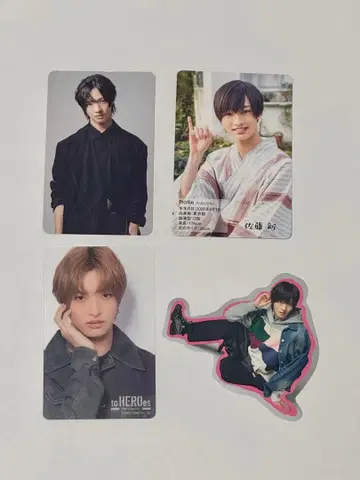 imp. 사토 신 클리어 카드 스티커