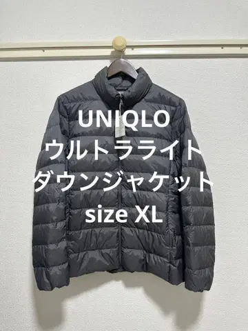택 포함 새상품 유니클로 울트라 라이트 다운 자켓 그레이 XL