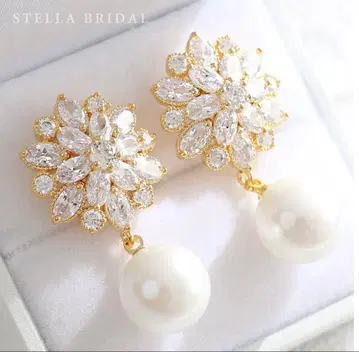 [ STELLA BRIDAL ] 브라이덜 귀걸이 펄
