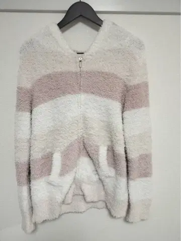 젤라또피케 보더 룸웨어 후드티 복슬복슬