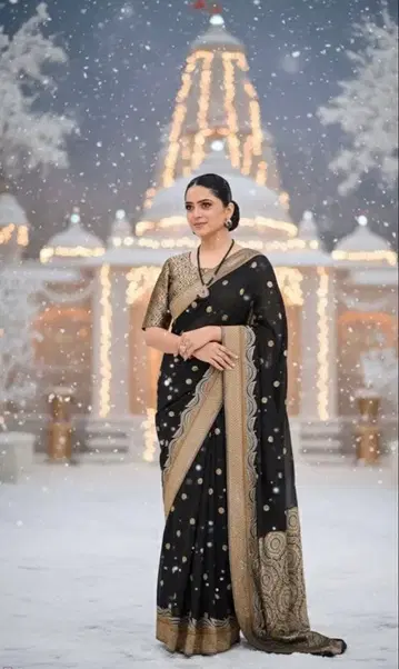 포멀 블랙금 자수