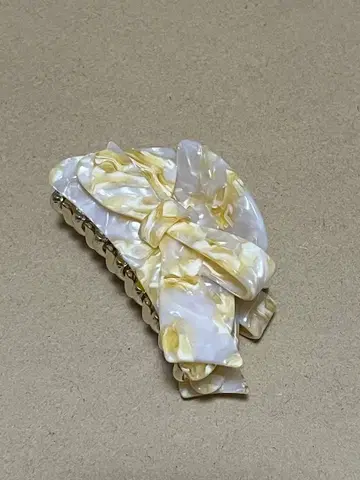 아세치 리본 바 헤어 클립 snidel home