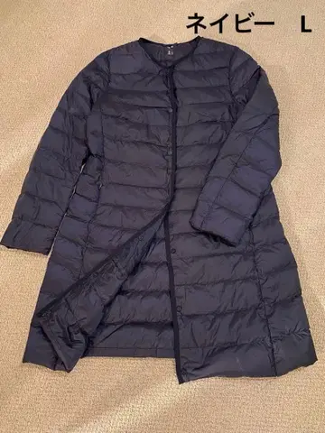 유니클로 UNIQLO 울트라 라이트 다운 코트 노카라