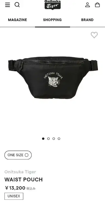 오니츠카타이거 웨스트 파우치