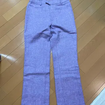 보라색 캐주얼 팬츠