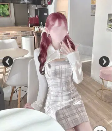 허니뮤우 앙상블 롱 슬리브 원피스 미니 원피스