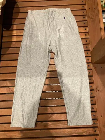 챔피온 리버스 위브 스웨트 팬츠 그레이 M 미사용 새상품