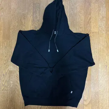 PRO CLUB 블랙 후드 부착 후드티 2XL