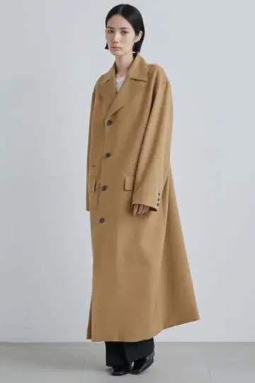 미에스로에 MIESROHE 매니쉬 I 라인 롱 오버코트