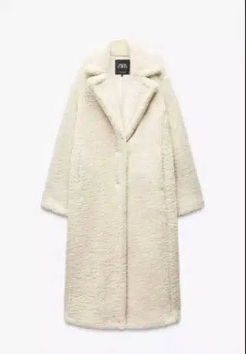 ZARA 자라 롱 기장 보아 코트 XS