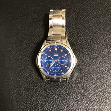 Wired 쿼츠 손목시계 블루