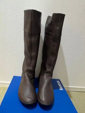 이지톤 가죽 롱 부츠 24.5cm