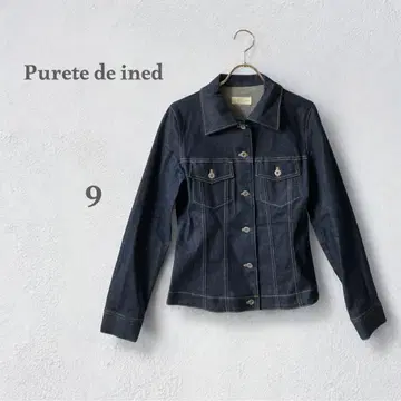 퓨르테 데 이네드 데님 자켓 G샹 점퍼 네이비 일본제
