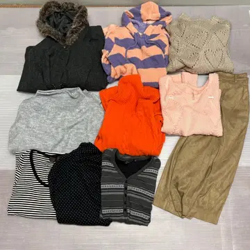 여성용 캐주얼 스타일 M 사이즈 묶음 판매 니트 티셔츠 코트