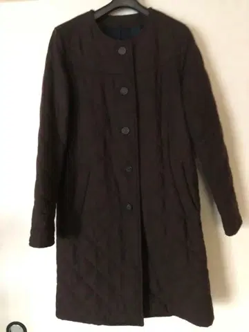 무인양품 퀼팅 코트