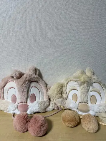 칩과 데일 귀도리 모자 봉제 인형