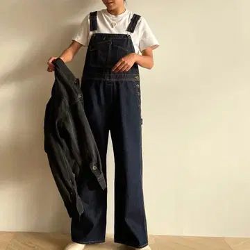 SeaRoom Lynn 멀티 패브릭 스트레이트 오버롤/M