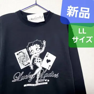 베티 붑 맨투맨 트레이닝복 카드놀이 베티짱 BETTYBOOP